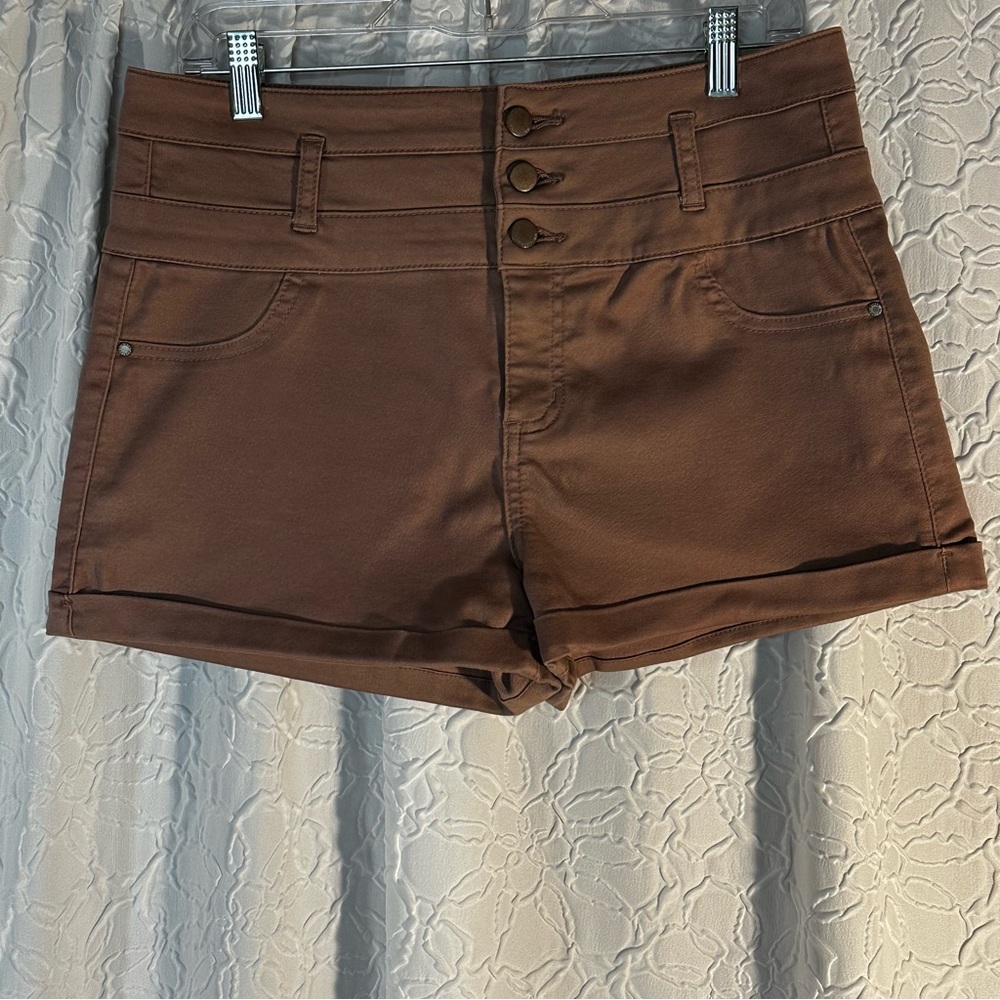 TINSELTOWN- Mauve High-Waisted Women's Shorts Size 13/14
